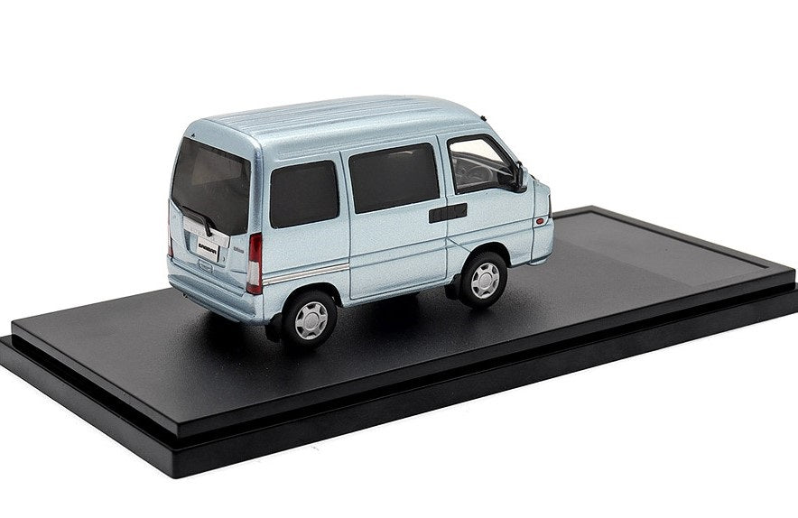 [ Back-order ] Hi-Story HS410BL 1:43 SUBARU SAMBAR VAN Dias (2011) Azure Blue Pearl Resin