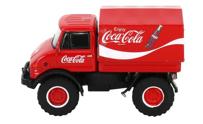 [ Back-order ] TINY COKE047 Schuco x Tiny 1:64 UNIMOG 406 Coca-Cola Diecast