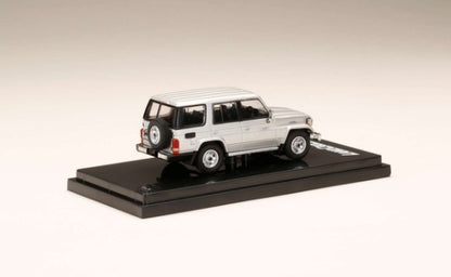 [ Back-order ] Hobby Japan HJ641038AS 1:64 Toyota Land Cruiser 70 ZX 4door '1994 BLUISH Silver Metallic