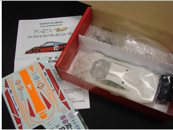 [ Back-order ]STUDIO27 LPE2404 1:24 F1 GTR Gulf #39/#41 LM/Suzuka 1997 Multimedia Kit