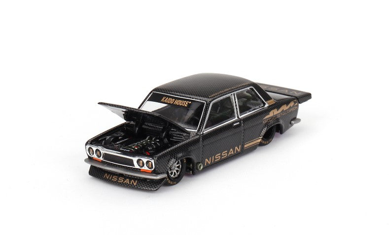 KHMG110 TSM MINI-GT 1:64 Datsun KAIDO 510 Pro Street Full Carbon V1 LHD