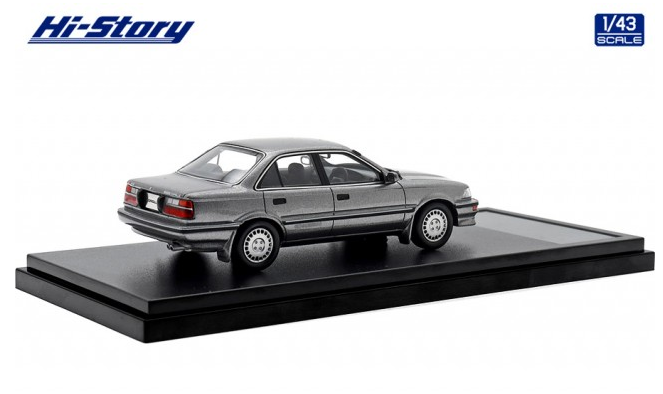 [ Back-order ] Hi-Story HS457GY 1:43 Toyota COROLLA Sedan GT (1987) Gray Metallic Resin