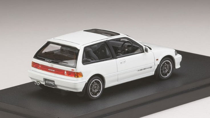 [ Back-order ] MARK43 PM4358SW 1:43 Honda Civic Si (EF3) With MUGEN CF-48 Wheel New Polar White