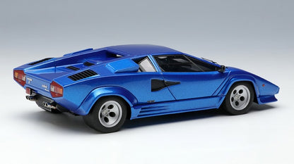 [ Back-order ] Make Up EIDOLON EM652C 1:43 Lamborghini Countach LP5000 QV 1988 Metallic Blue