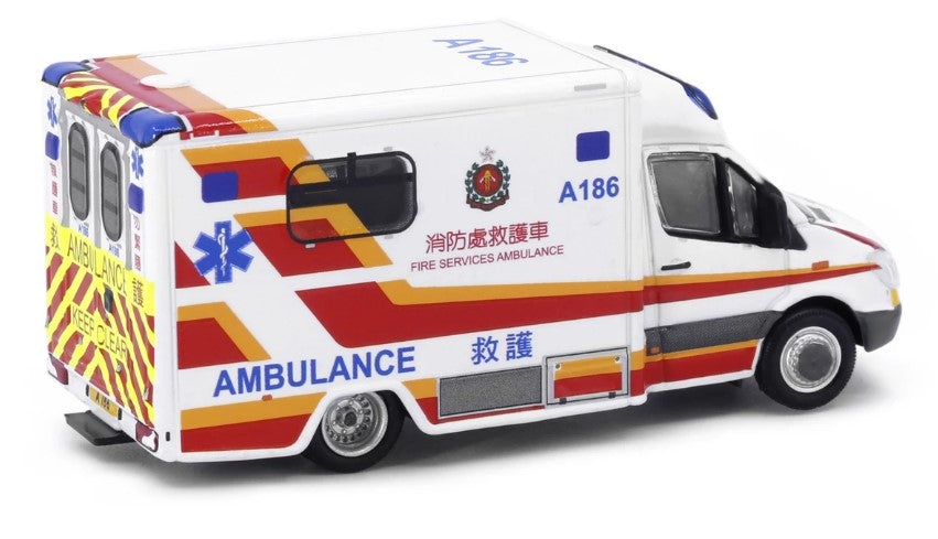 [ Back-order ] TINY ATC65060 1:76 Tiny City No.34 Mercedes Benz Sprinter HKFSD Ambulance (A186) Diecast