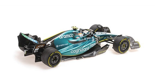 117222205 MINICHAMPS 1:18 Aston Martin Aramco Cognizant AMR22 Sebastian Vettel Abu Dhabi GP 2022 Last Race