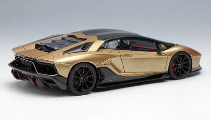 [ Back-order ] Make Up EIDOLON EM634C 1:43 Lamborghini Aventador LP780-4 Ultime 2021 (Diansus wheel) Oro Elios