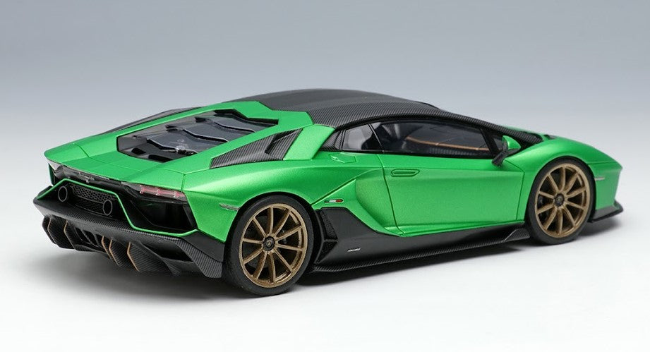 [ Back-order ] Make Up EIDOLON EM634B 1:43 Lamborghini Aventador LP780-4 Ultime 2021 (Diansus wheel) Verde Arceo