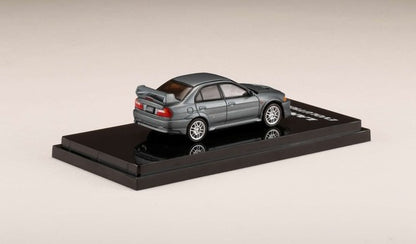 [ Back-order ] Hobby Japan HJ641032AGM 1:64 Mitsubishi LANCER GSR EVOLUTION 5 (CP9A) 1998 Gray Metallic