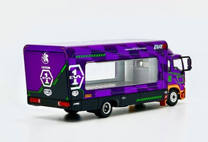 PR640085 POP RACE 1:64 EVA RACING Transporter HINO 500 (EVA-01)