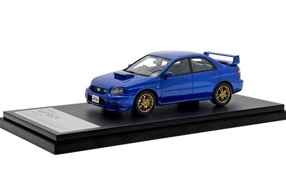 [ Back-order ] Hi-Story HS433BL 1:43 SUBARU IMPREZA WRX STi (2002) WR Blue Mica Resin