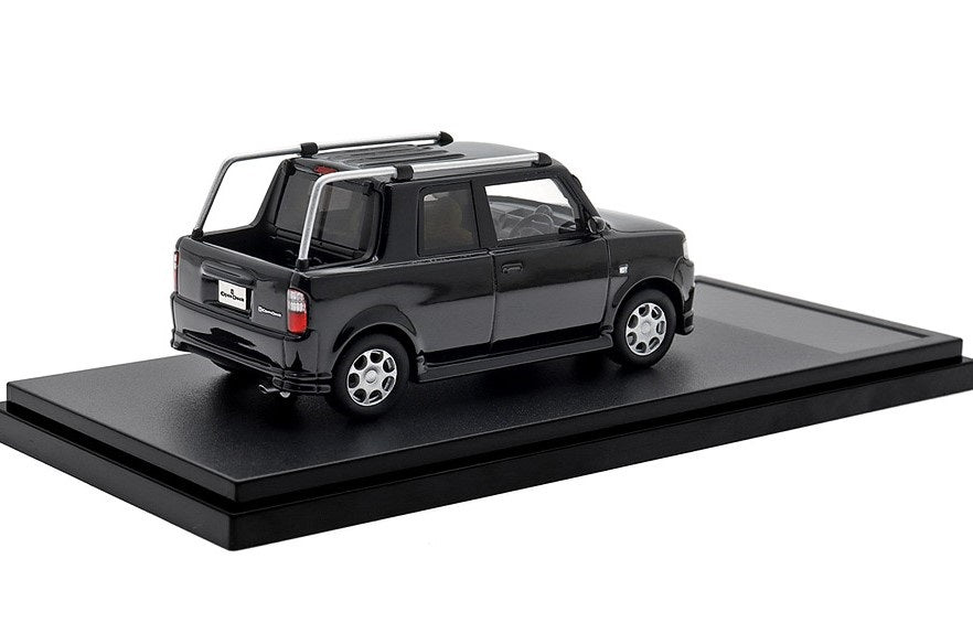 [ Back-order ] Hi-Story HS430BK 1:43 Toyota bB Open Deck (2001) Black Mica Resin