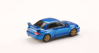 [ Back-order ] Hobby Japan HJ644041BBL 1:64 Subaru IMPREZA 22B Sti Version (GC8kai) / Rally Customized Version Sonic Blue Mica