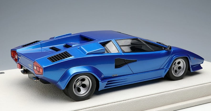 [ Back-order ] Make Up EIDOLON EML088C 1:18 Lamborghini Countach LP5000 QV 1988 Metallic Blue