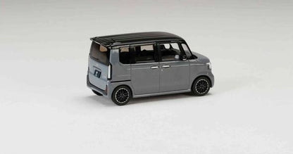 [ Back-order ] Hobby Japan HJ431006GP 1:43 Honda N-BOX CUSTOM Slate Grey Pearl & Black