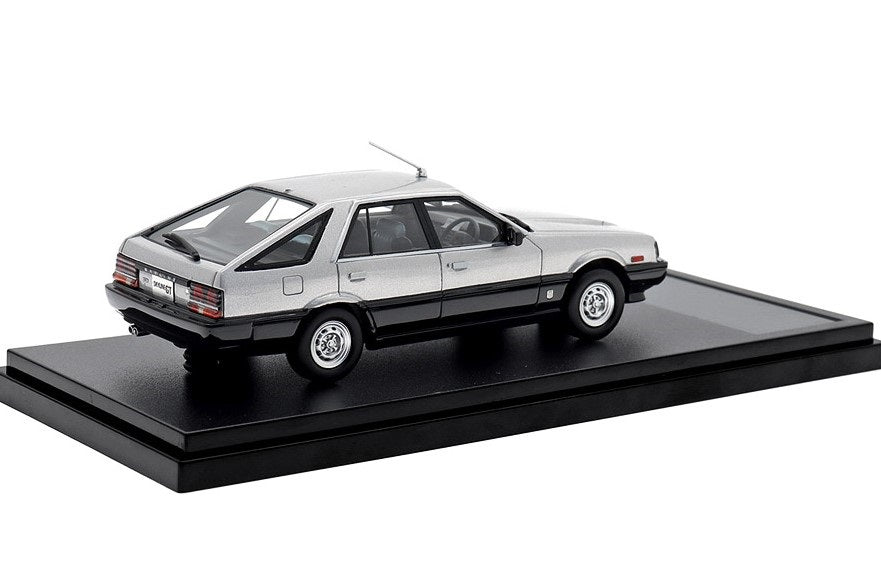 [ Back-order ] Hi-Story HS438GY 1:43 NISSAN SKYLINE HATCHBACK 2000 TURBO GT-E EX (1984) Gang Gray Metallic/Black Metallic Resin