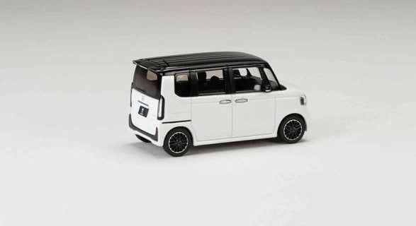 [ Back-order ] Hobby Japan HJ431006WP 1:43 Honda N-BOX CUSTOM Platinum White Pearl & Black