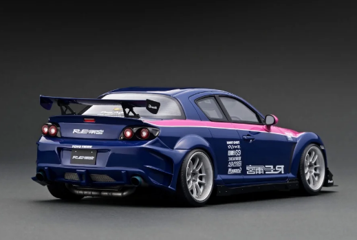 [ Back-order ] ignition model IG3181 1:18 Mazda RX-8 (SE3P) RE Amemiya Blue/Pink