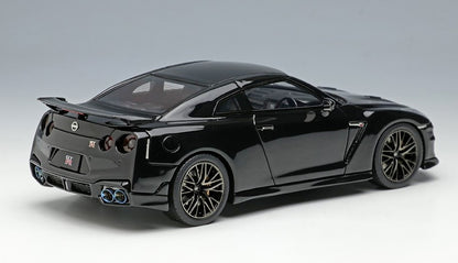 [ Back-order ] Make Up EIDOLON EM695E 1:43 Nissan GT-R Premium Edition 2024 Meteor Flake Black Pearl