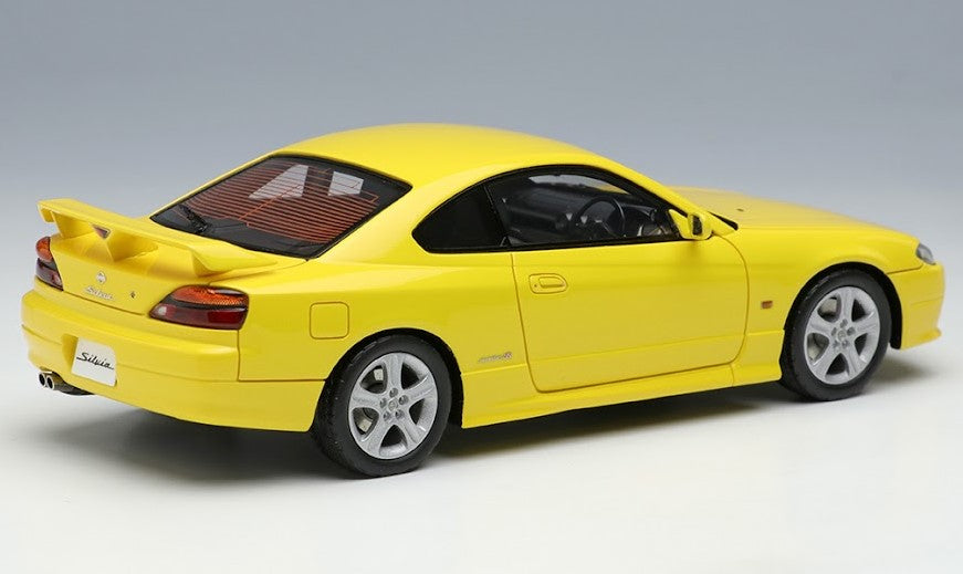 [ Back-order ] Make Up EIDOLON EM628E 1:43 Nissan Silvia (S15) Spec R Aero 1999 Lightning Yellow