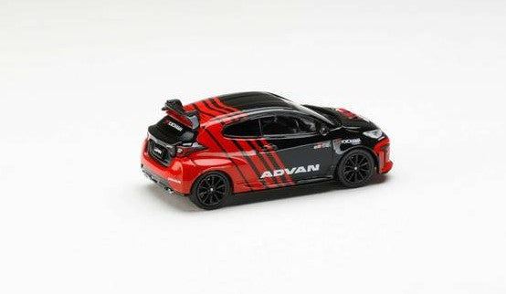 [ Back-order ] Hobby Japan HJ643024CAV 1:64 Toyota GRMN YARIS Circuit Package YOKOHAMA ADVAN Color