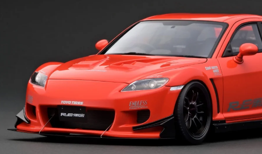 [ Back-order ] ignition model IG3176 1:18 Mazda RX-8 (SE3P) RE Amemiya Orange