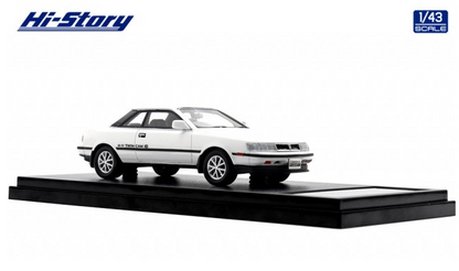 [ Back-order ] Hi-Story HS455WH 1:43 Toyota CORONA COUPE 2000 GT-R (1985) Super White II Resin