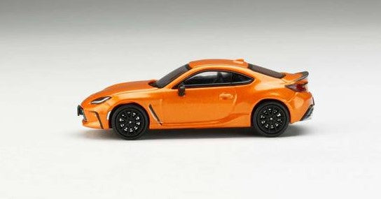 [ Back-order ] Hobby Japan HJ643048P 1:64 Toyota GR86 RZ 10th Anniversary Limited with Genuine Optional Rear Spoiler Flame Orange  Die-cast