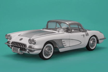 K829 Model Factory HIRO 1:12 Chevrolet Corvette C1 Fulldetail Kit