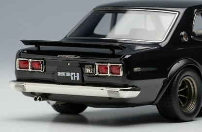 [ Back-order ] Make Up VISION VM273E 1:43 Nissan Skyline 2000 GT-R (KPGC10) 1971 Chin Spoiler (RS Watanabe 8 spoke wheel) Black