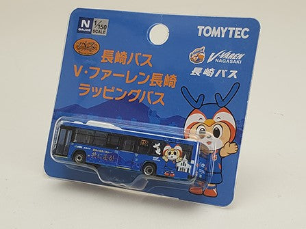 [ Back-order ] TOMYTEC 322054 The Bus Collection / Bus Colle Nagasaki Bus V Farren Nagasaki Wrapping Bus Diorama Supplies