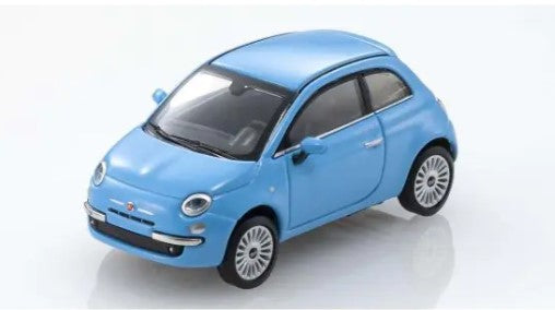 K07058LB KYOSHO 1:64 Fiat 500 Light Blue