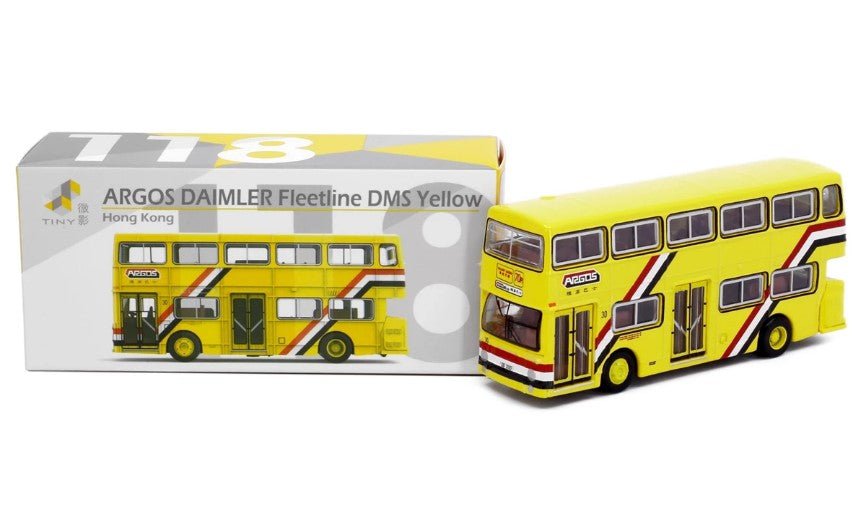 [ Back-order ] TINY ATC65395 1:110 Tiny City No.118 DAIMLER Fleetline DMS ARGOS Yellow (DD2113) Diecast