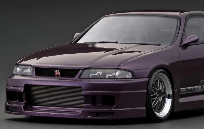 [ Back-order ] ignition model IG3130 1:18 GReddy GT-R (BCNR33) Midnight Purple