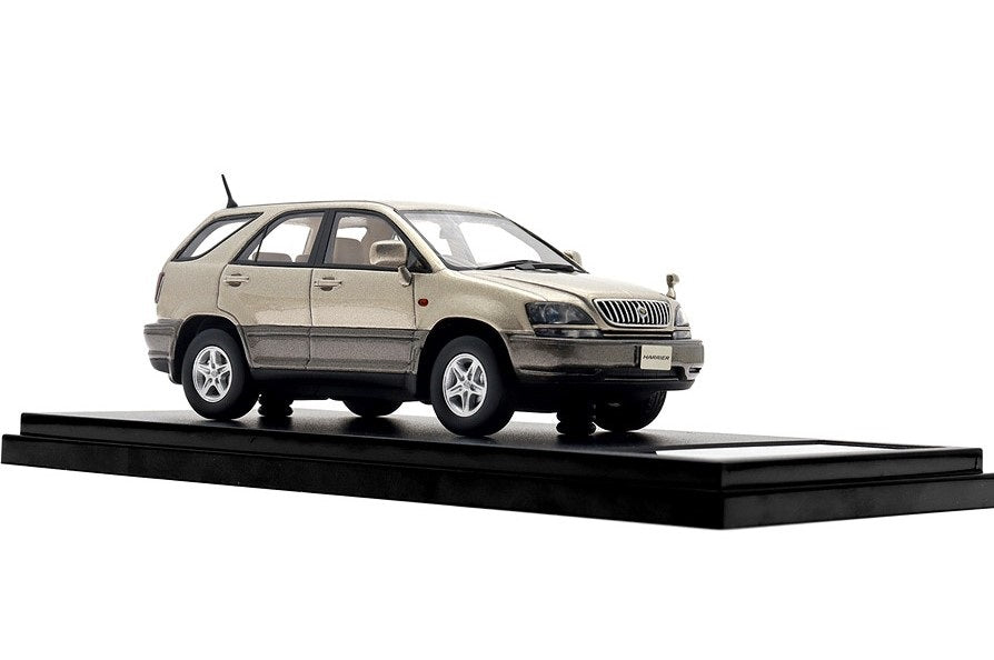 [ Back-order ] Hi-Story HS449GL 1:43 Toyota HARRIER 3.0 FOUR G Package (1997) Sparkling Gold Metallic Resin