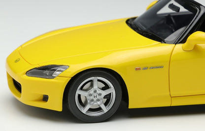 [ Back-order ] Make Up EIDOLON EM667D 1:43 Honda S2000 (AP1) 1999 Indy Yellow Pearl