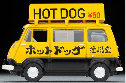 LV-201a TOMYTEC Tomica Limited Vintage 1:64 Subaru Sambar Light Van Hot Dog Shop Yellow / Black