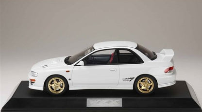 [ Back-order ] Hobby Japan HJ1812EW 1:18 Subaru IMPREZA WRX type R STi Version IV(GC8) 1997 Feather White