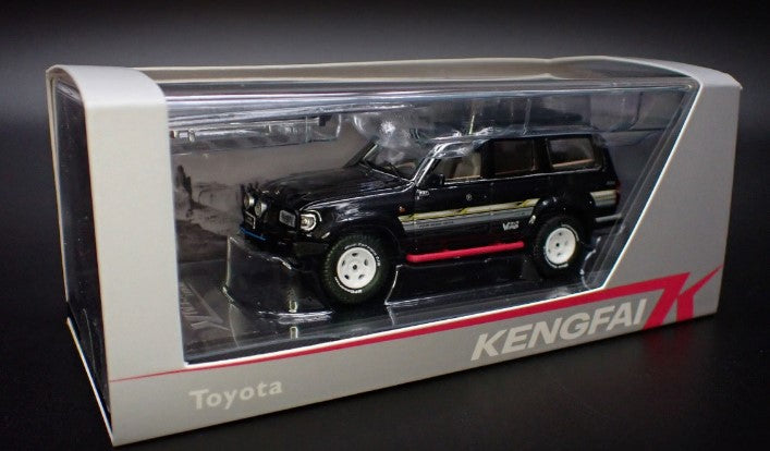 [ Back-order ] KENGFAI TK-KF031-5 1:64 Land Cruiser Pearl Black roof rack