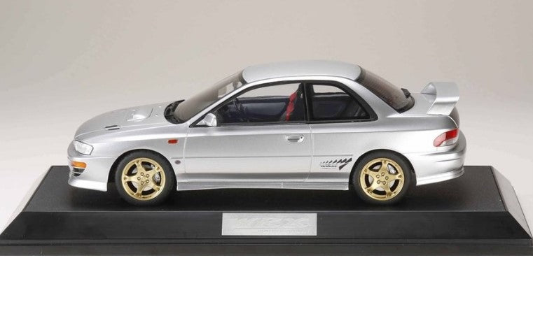 [ Back-order ] Hobby Japan HJ1812ES 1:18 Subaru IMPREZA WRX type R STi Version IV(GC8) 1997 Light Silver Metallic