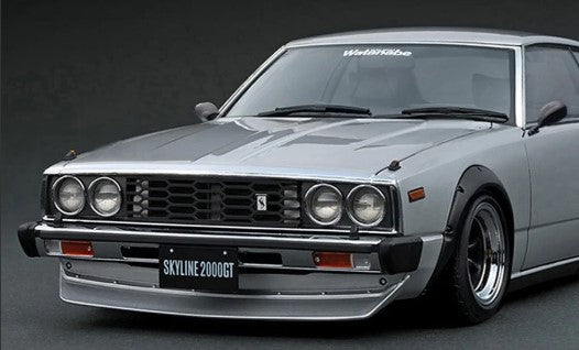 [ Back-order ] ignition model IG3465 1:18 Nissan Skyline 2000 GT-ES (C210) Silver