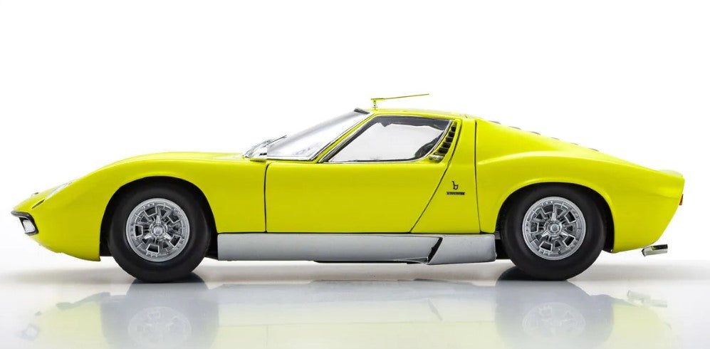 KS08317Y KYOSHO 1:18 Lamborghini Miura P400SV Yellow / Silver