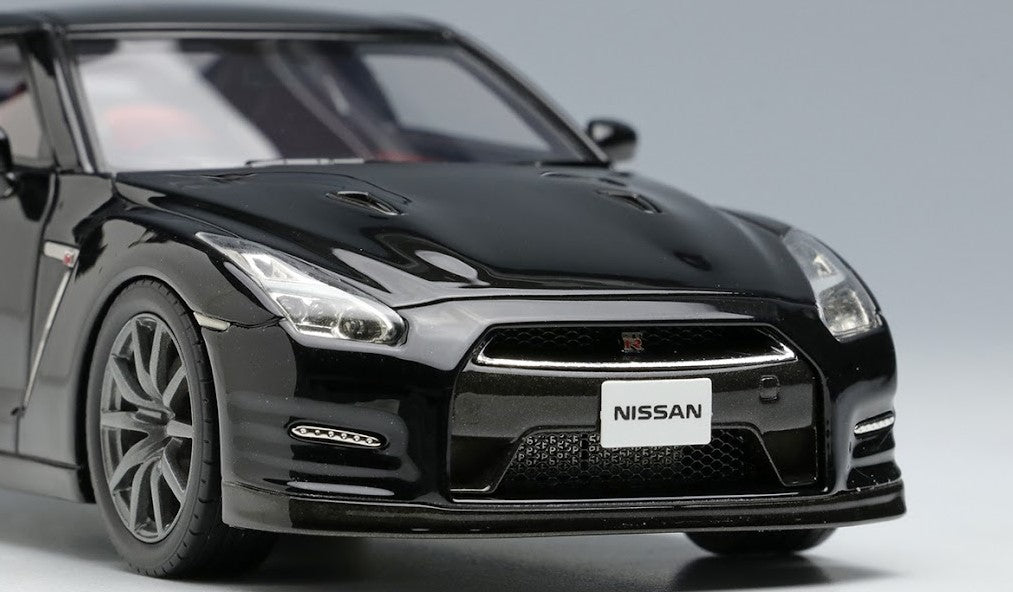 [ Back-order ] Make Up EIDOLON EM414F 1:43 Nissan GT-R 2014 (Premium Edition) Meteor Flake Black Pearl