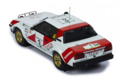 RAC400B IXO 1:43 Toyota Celica 2000GT 1982 Ivory Coast Rally #3 B.Waldegard / H.Thorszelius