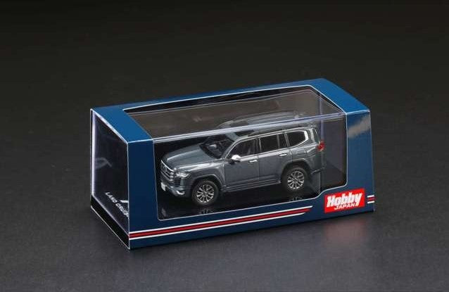 HJ641050AGM Hobby JAPAN 1:64 Toyota Land Cruiser (JA300W) ZX Gray Metallic with Black Interior