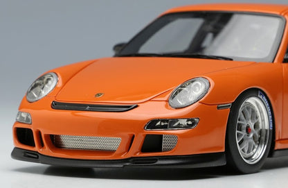 [ Back-order ] Make Up EIDOLON EM710D 1:43 Porsche 911(997) GT3 RS (BBS Cup wheels) Orange