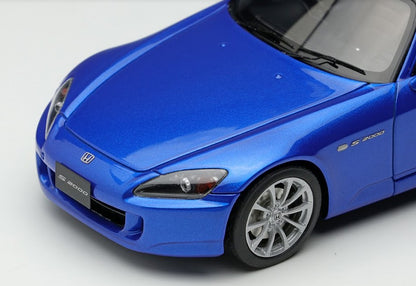 [ Back-order ] Make Up EIDOLON EM677A 1:43 Honda S2000 (AP2) 2005 Bermuda Blue Pearl