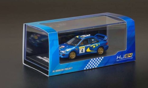 [ Back-order ] Hobby Japan HJR642041B 1:64 Subaru Impreza WRC 1997 #4 (Monte Carlo) / winner Die-cast