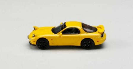 [ Back-order ] Hobby Japan HJ644007BY 1:64 MAZDA RX-7 (FD3S) TYPE RS-R /Rotary Engine 30th Sunburst Yellow Die-cast