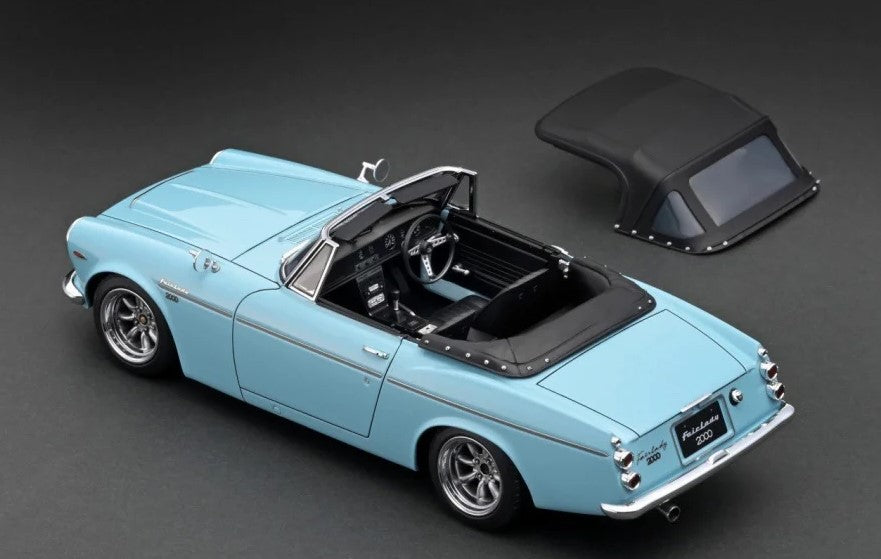 [ Back-order ] ignition model IG2711 1:18 DATSUN Fairlady 2000 (SR311) Light Blue